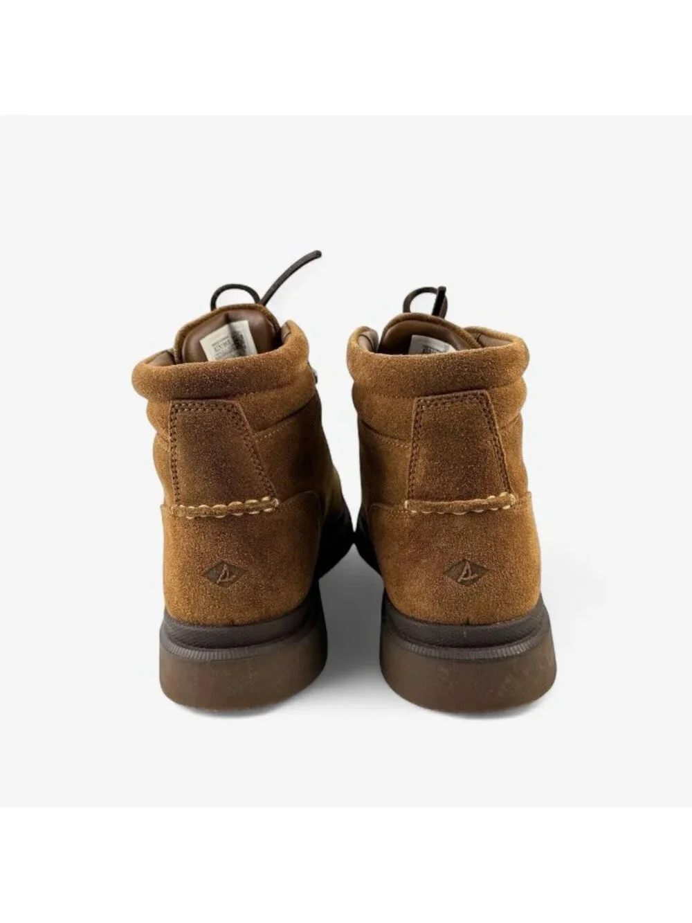 Sperry Top-Sider Mens Hiking Boots Watertown LTT Waterproof US 8.5 M Brown Suede